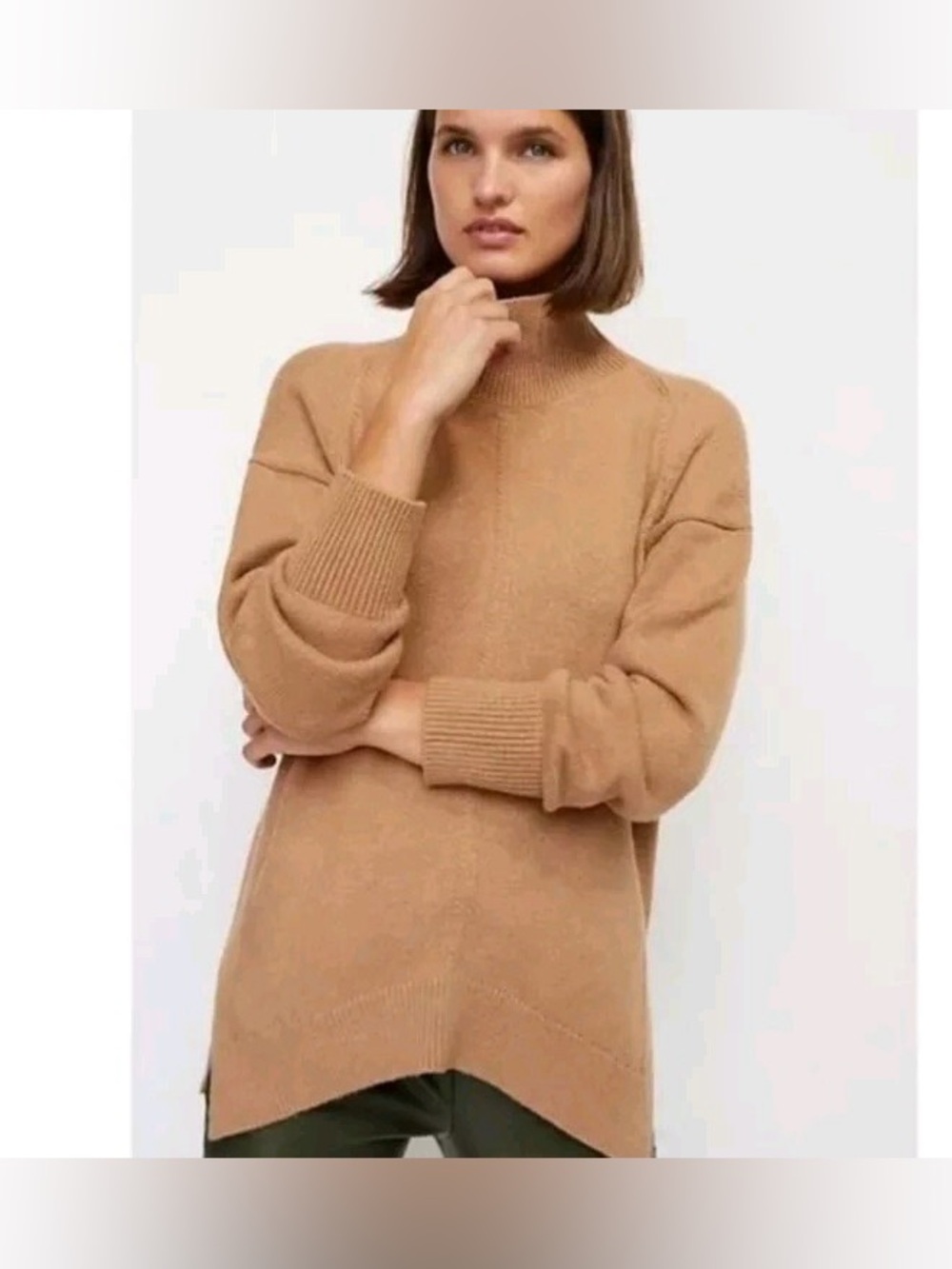 Anthropologie Maeve Crystal Tunic Sweater